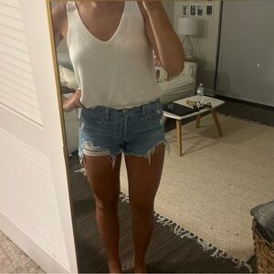 Levi's Blue Jean Shorts